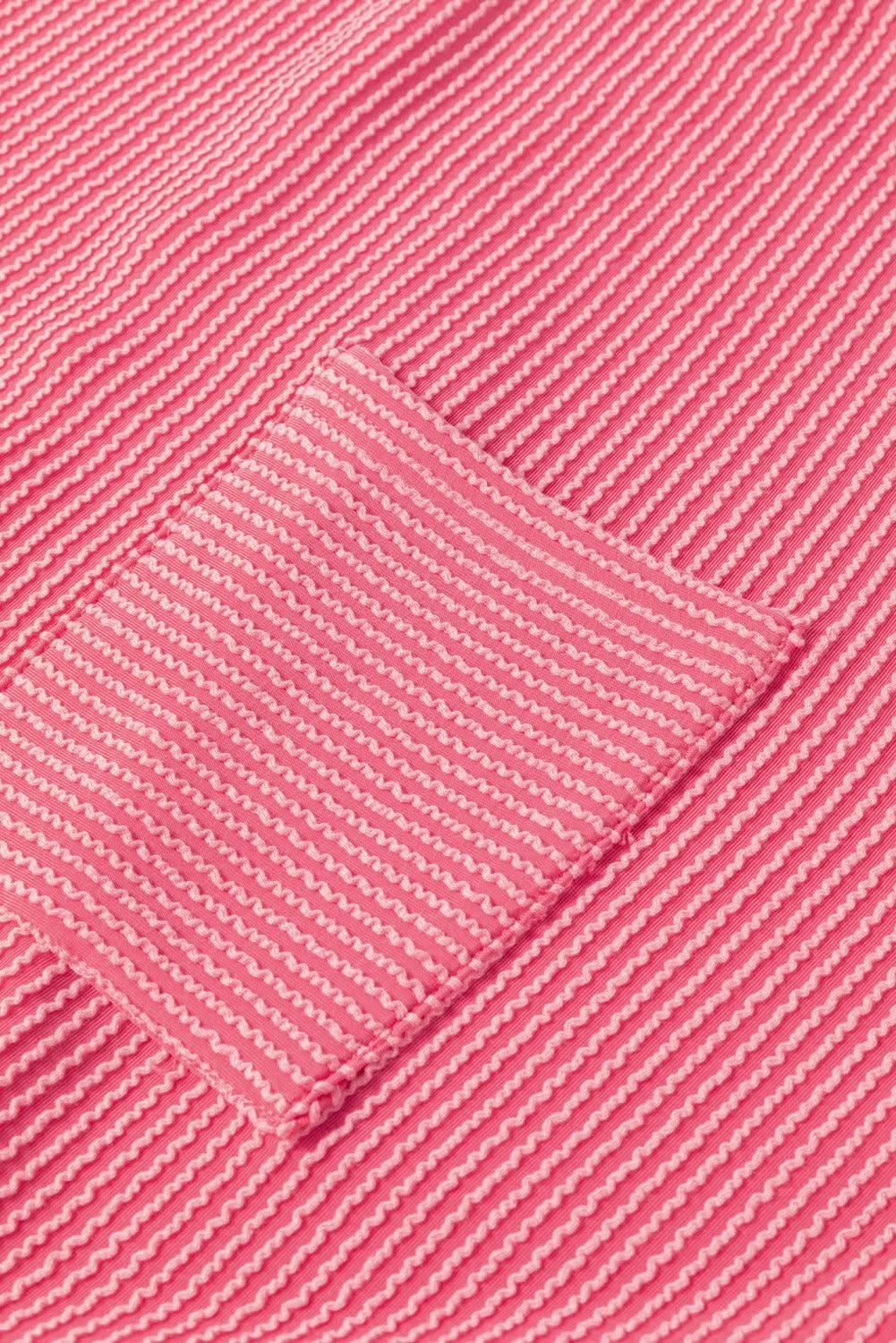 Peach blossom ribbed tee plus size - Love Salve